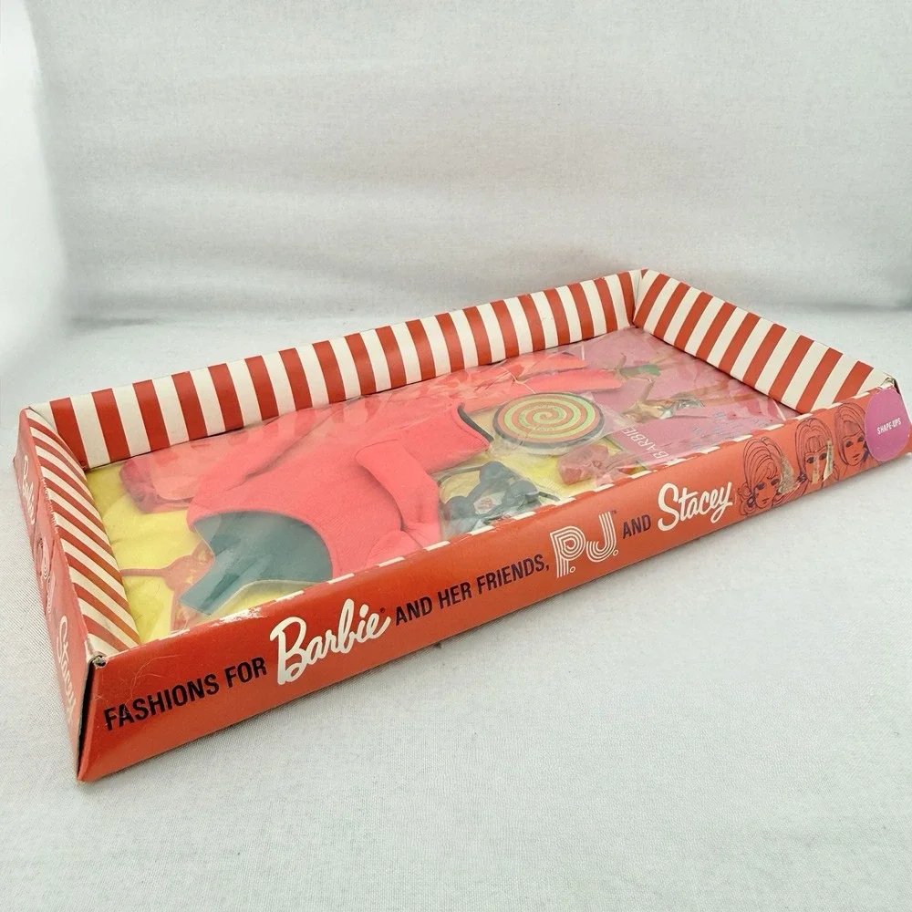 Vintage Barbie Shape-Ups #1782 Complete Never Opened Box Japan 1969 Stacey PJ